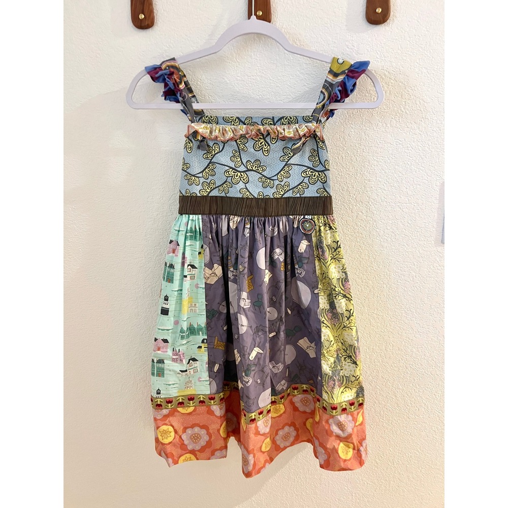 Matilda Jane Girls Size 10‎ Broadway Knot Dress Soul Pride Character Counts